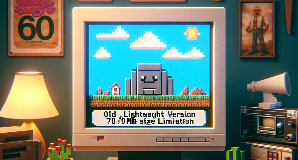 Download Minecraft Versi Lama 70 MB: Ringan dan Nostalgia