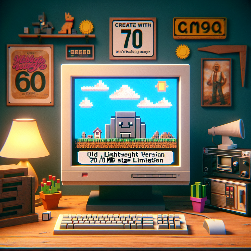 Download Minecraft Versi Lama 70 MB: Ringan dan Nostalgia