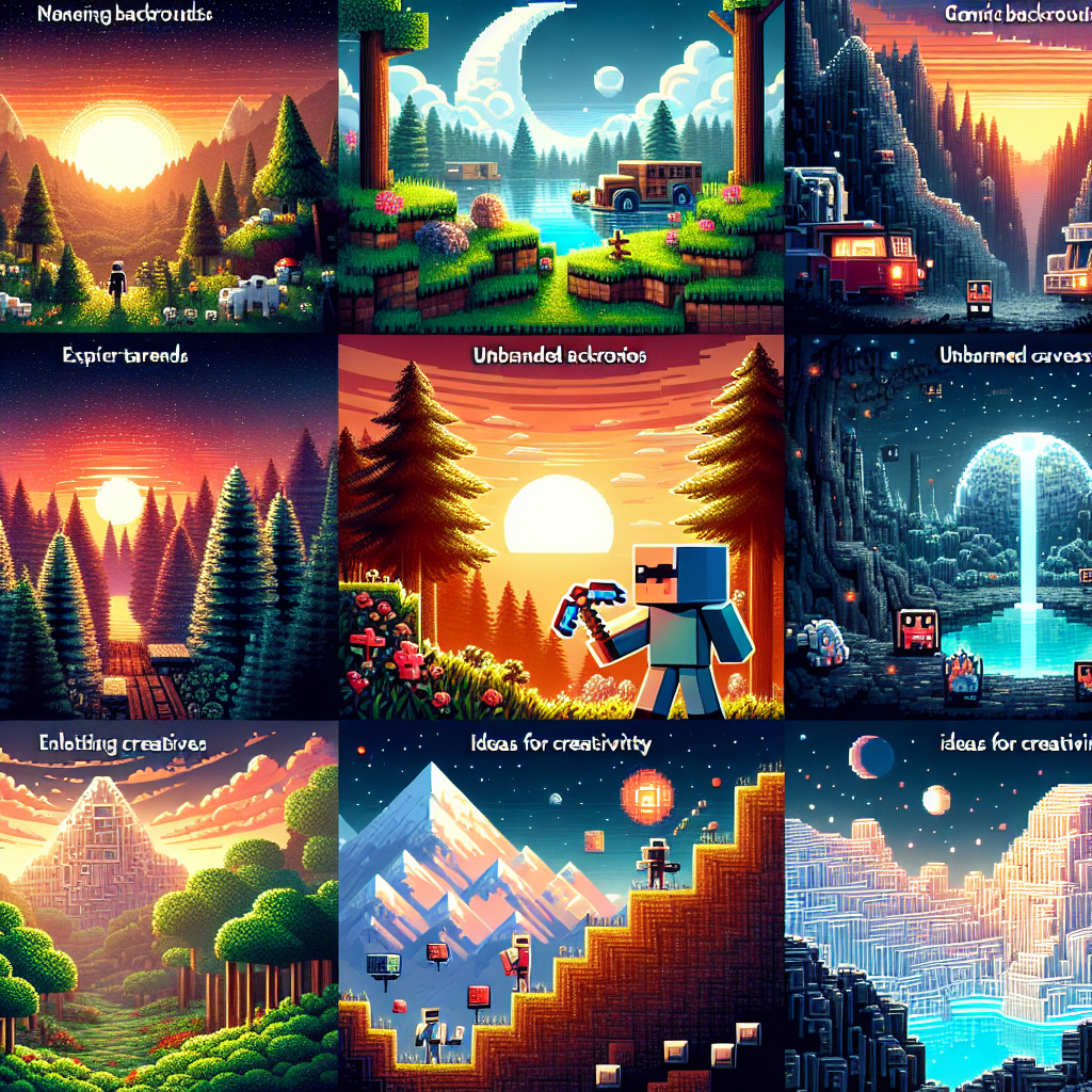 Exploring the Fascinating Backgrounds of Minecraft: Tips and Ideas for Creativity